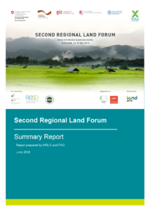 Read more about the article Summary Report of the Second Regional Land Forum, 28 – 30 May 2018